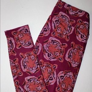 Lularoe Leggings HTF Tiger OS